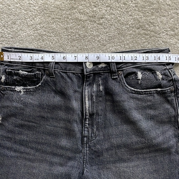 American Eagle black denim shorts - Picture 6 of 9